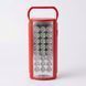 Аварійний акумуляторний ліхтар Almina MX-2606L світлодіодний з функцією Power Bank (24 LED, 6V 4Ah) для дому та кемпінгу червоний id_48013 фото 2