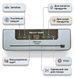 Вакууматор для продуктов Vacuum Sealer 120 Вт с резаком и пакетами, бытовой вакуумный упаковщик Wet Dry, серебристый 2692459167 фото 2