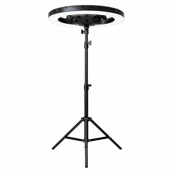 Кольцевая LED-лампа RL-14 36 см для макияжа, блогеров и селфи с усиленным штативом 2,1 м и пультом 2472511830 фото