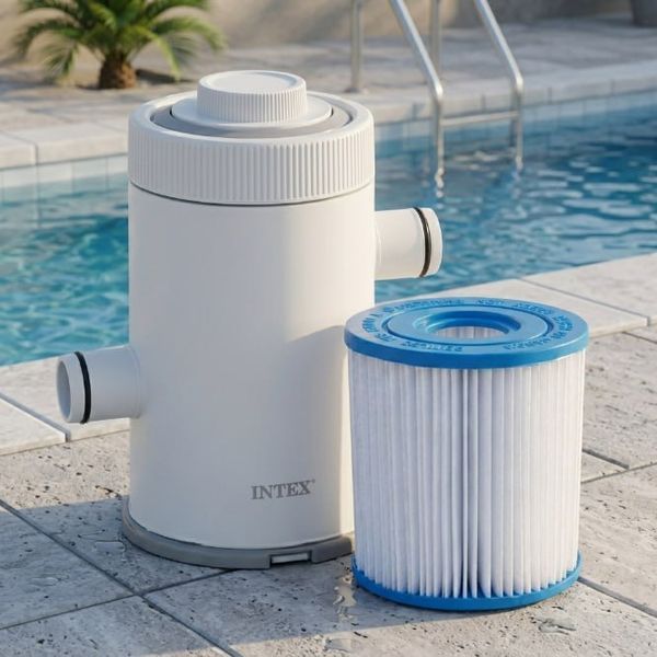 Картриджный фильтр-насос Intex 26602 тип H 1250 л/ч фильтр для очистки воды в малых надувных и каркасных бассейнах 169372 фото