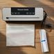 Вакууматор для продуктів Vacuum Sealer 120 Вт з різаком рулон 5м 20 см та 10 пакетів Сріблястий id_28019 фото 1